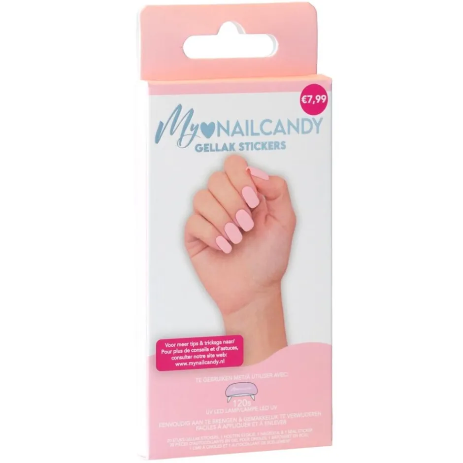 MY NAILCANDY Baby Pink Gellak Stickers< Gellak|Nagelstickers