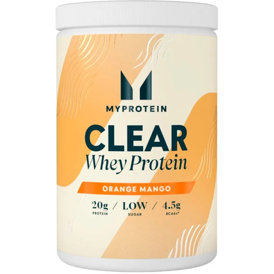 Myprotein Clear Orange Mango Whey Protein< Proteine Eiwit Poeders