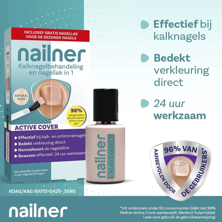 Active Cover Kalknagelbehandeling en Nagellak|Nailner Online