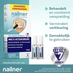 Nailner Multi-Action 2-in-1 Kalknagelkwastje< Kalknagels