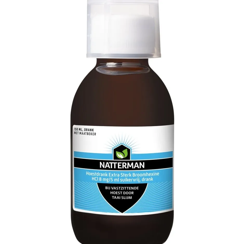 Natterman Broomhexine Extra Sterk 8mg/5ml Hoestdrank< Luchtwegen