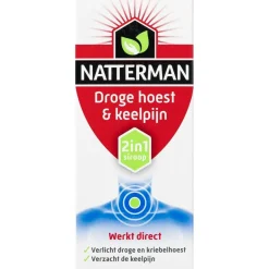 Natterman Droge Hoest & Keelpijn 2-in-1 Siroop< Luchtwegen