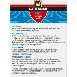 Hoest en Keel Pastilles|Natterman Clearance