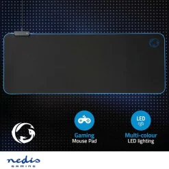 Nedis GMPDL210BK gaming muismat< Gaming