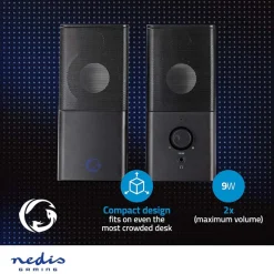 GSPR10020BK stereo speakers|Nedis Hot