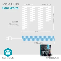 WIFILXC03W400 ijspegelsnoer|Nedis Hot
