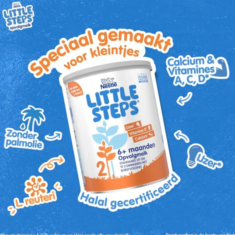 Nestle Nestlé Little Steps 2 6+ Maanden Standaard Opvolgmelk< Flesvoeding