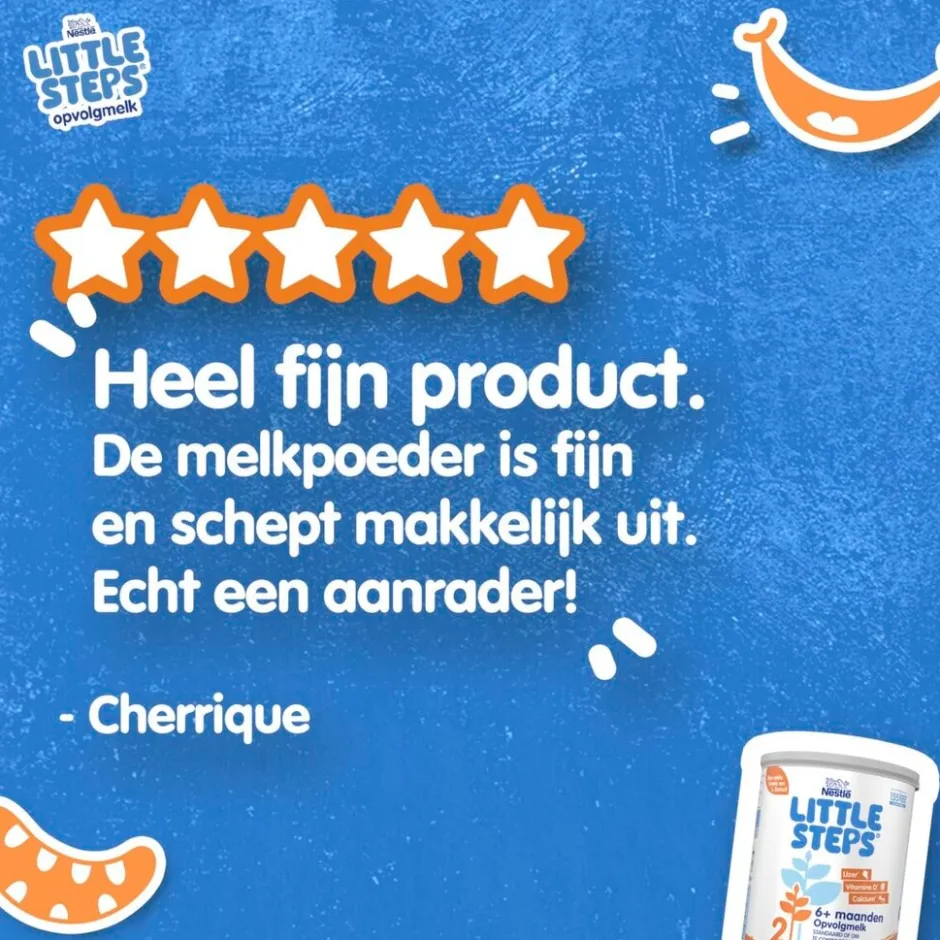 Nestle Nestlé Little Steps 2 6+ Maanden Standaard Opvolgmelk< Flesvoeding