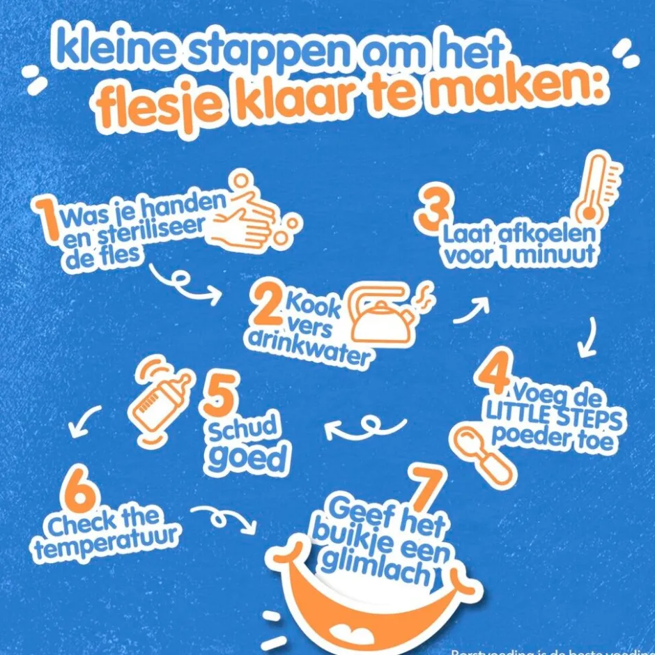 Nestle Nestlé Little Steps 2 6+ Maanden Standaard Opvolgmelk< Flesvoeding