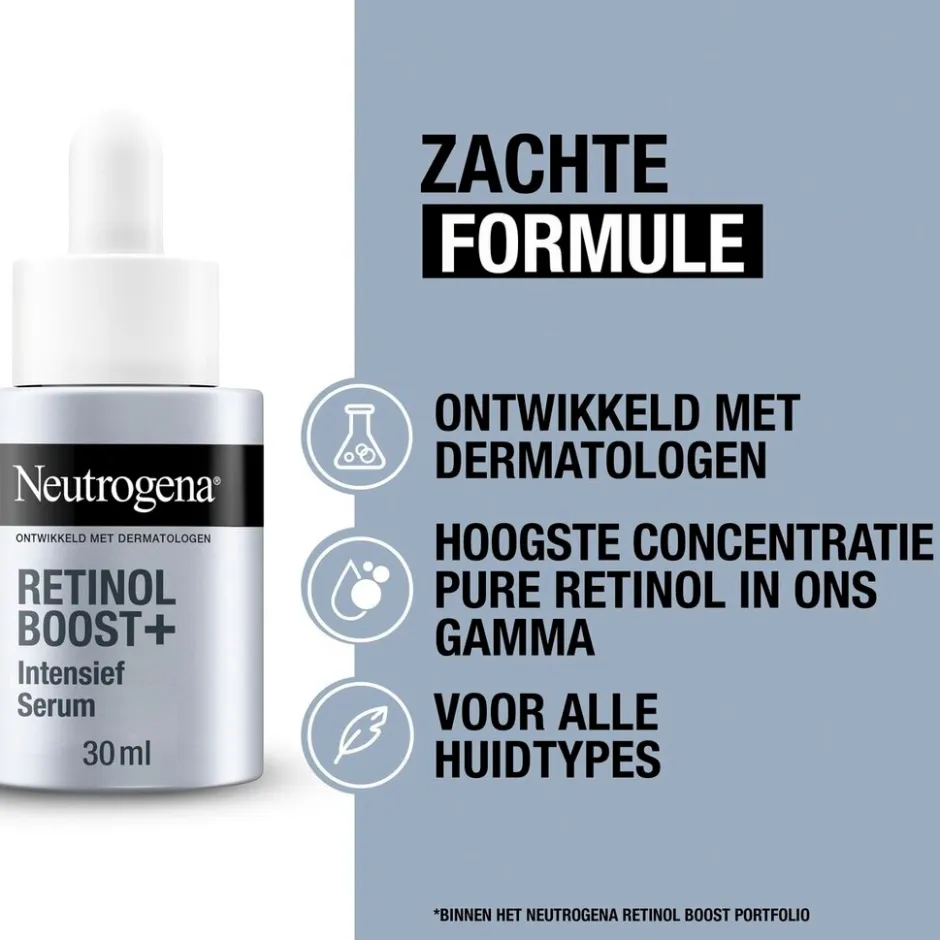 Anti-Age Retinol Boost+ Parfumvrij Intensief Serum|Neutrogena Online