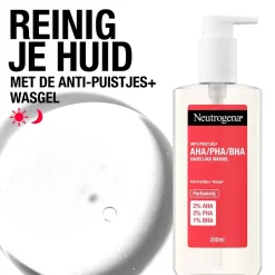 Neutrogena Anti-Puistjes+ Wasgel< Dermacare|Exfoliant
