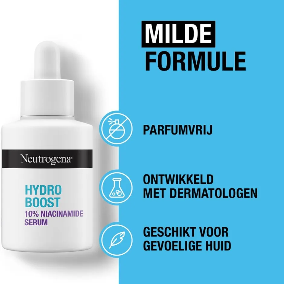 Neutrogena Hydro Boost 10% Niacinamide Parfumvrij Serum< Dermacare|Serum