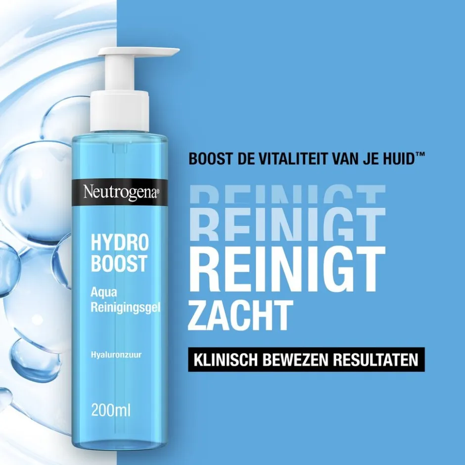 Neutrogena Hydro Boost Aqua Reinigingsgel< Dermacare|Gezichtsreiniging