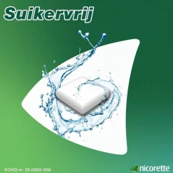 Menthol Mint 4mg Suikervrije Kauwgom|Nicorette Discount