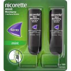 Nicorette Mint 1mg Suikervrije Mondspray< Stoppen Met Roken