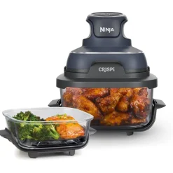 Ninja CRISPi 4-in-1 Glazen Airfryer FN101EUGY< Frituurpannen En Airfryers