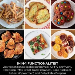 Ninja Double Stack Dubbele Airfryer XXL SL300EU< Frituurpannen En Airfryers