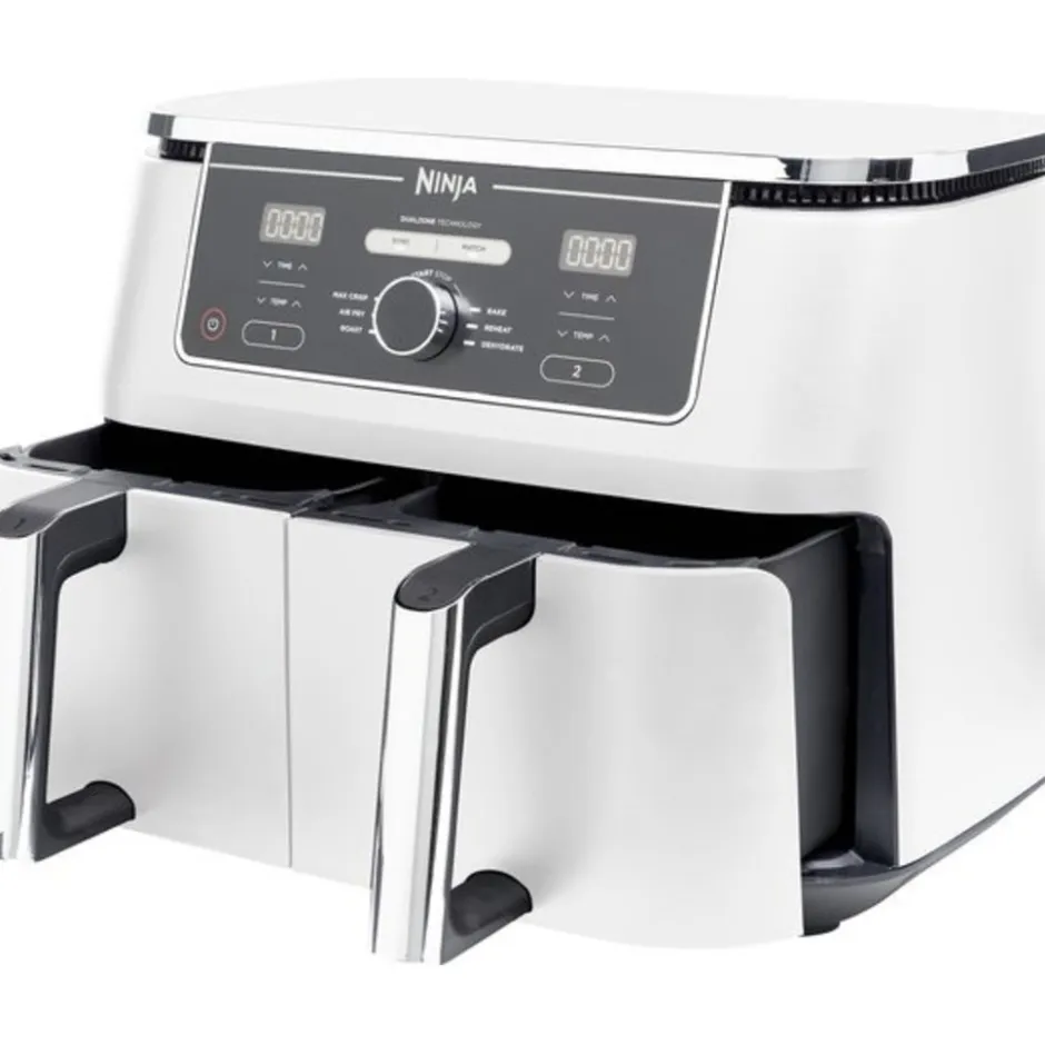 Ninja Dubbele Airfryer XXL AF400EUWH< Frituurpannen En Airfryers