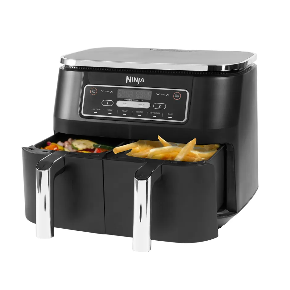 Ninja Dubbele Airfryer XXL AF300EU< Verrassend Elektronica|Frituurpannen En Airfryers