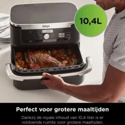 Ninja Mega Dubbele Airfryer XXL AF500EU< Frituurpannen En Airfryers