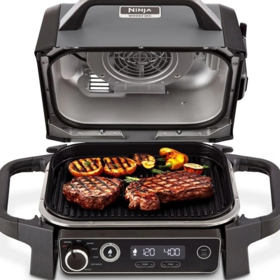 Ninja Woodfire 7-in-1 Elektrische Barbecue OG701EU< Keuken