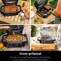 Ninja Woodfire 7-in-1 Elektrische Barbecue OG701EU< Keuken