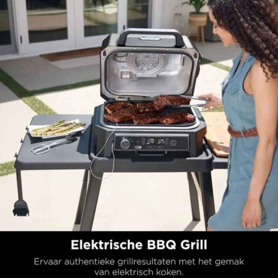 Woodfire Pro XL Elektrische Barbecue OG850EU|Ninja Hot