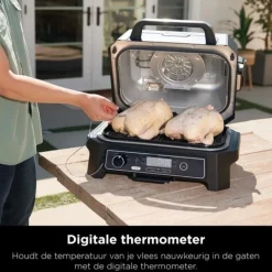 Woodfire Pro XL Elektrische Barbecue OG850EU|Ninja Hot