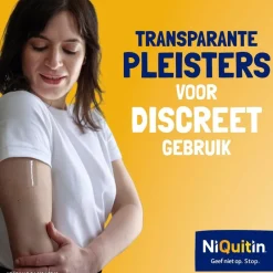 Niquitin Clear Pleister Stap 1 - 21 mg - Nicotinepleister< Stoppen Met Roken