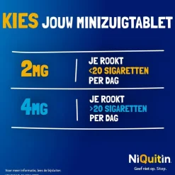 2mg Minizuigtabletten|Niquitin Outlet