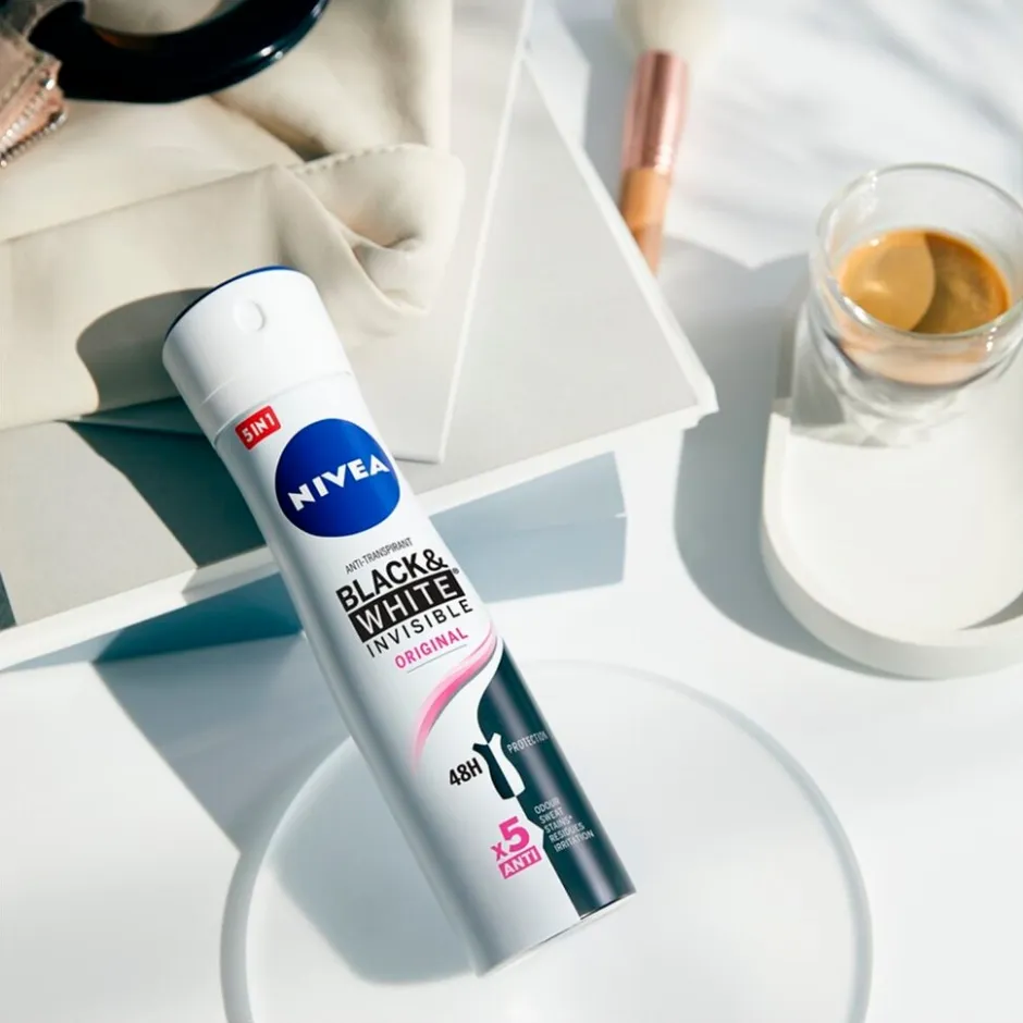 Black & White Invisible Original Antitranspirant Spray|Nivea Outlet