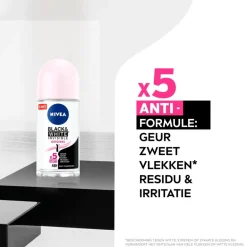 Nivea Black & White Invisible Original Antitranspirant Roller< Deoroller