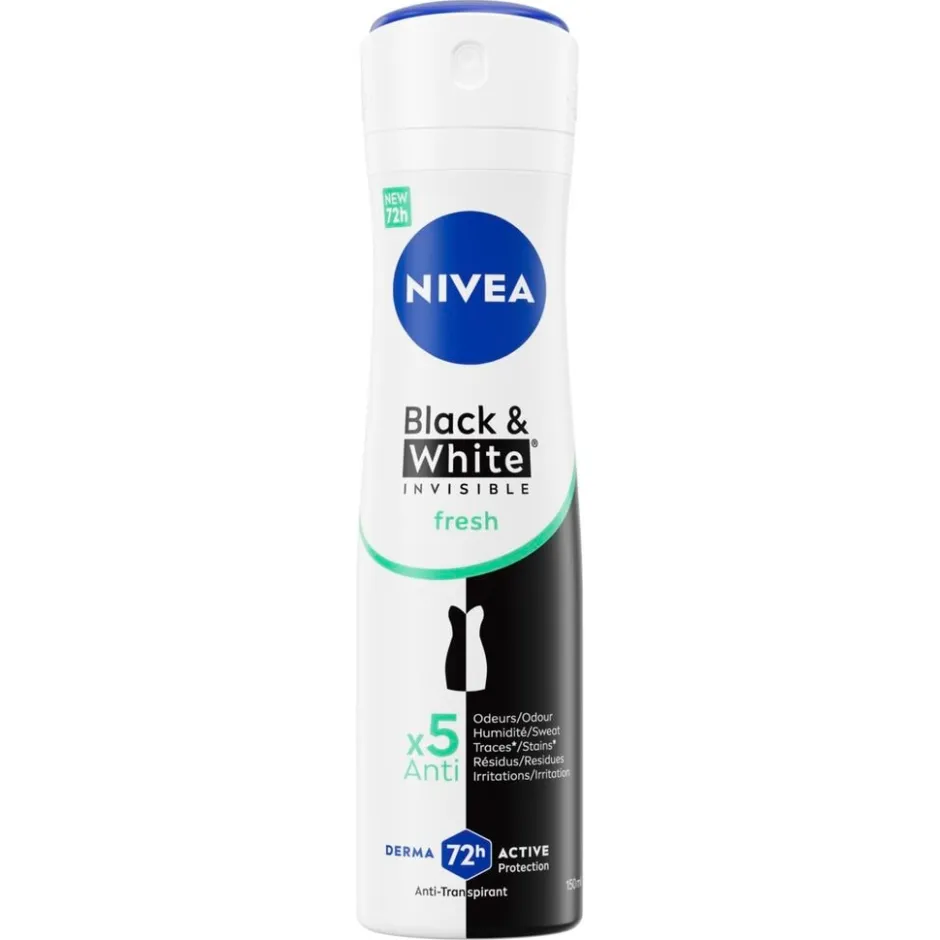 Nivea Black & White Invisible Fresh Antitranspirant Spray< Deospray