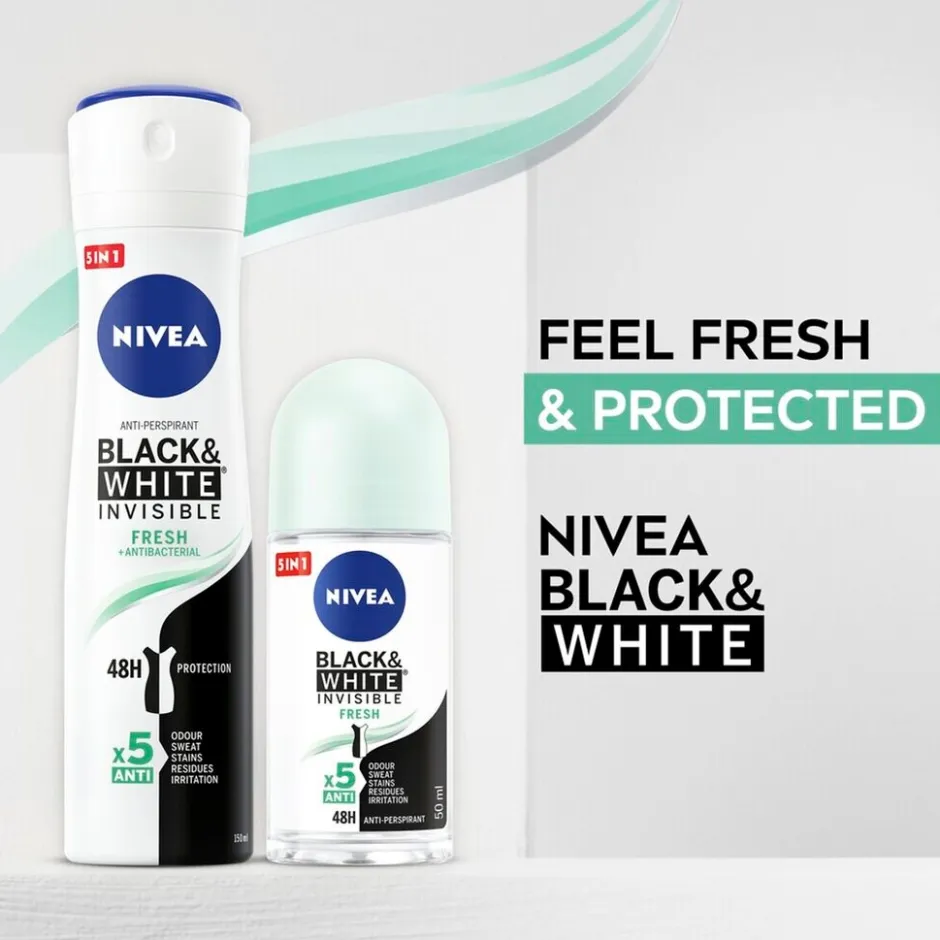 Nivea Black & White Invisible Fresh Antitranspirant Spray< Deospray