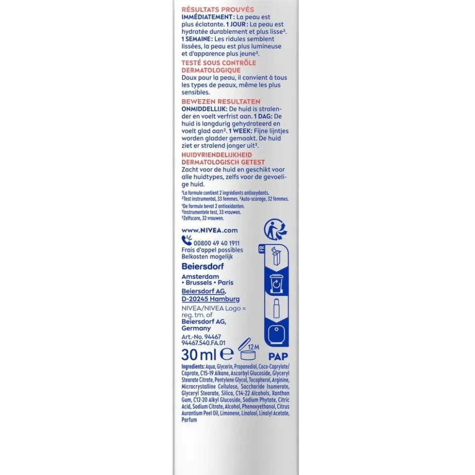 Nivea Skincare NIVEA Cellular Expert Filler Vitamine C Radiance Renewing Serum< Serum