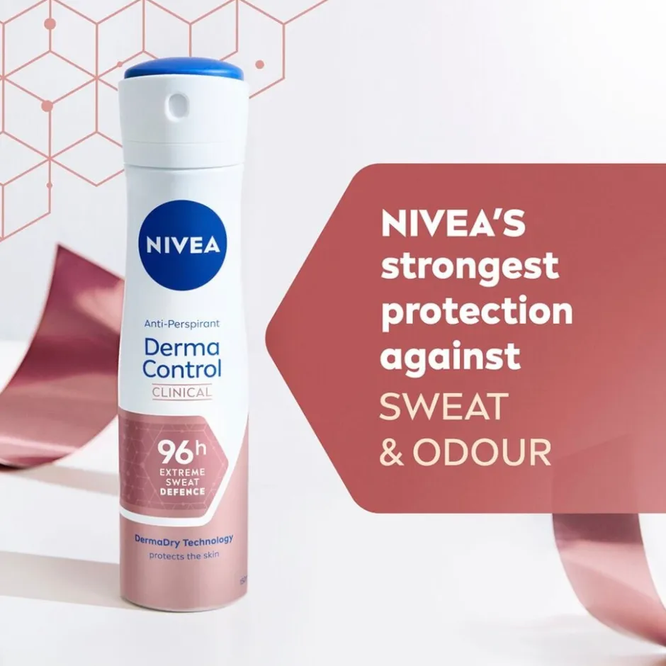 Derma Dry Control Antitranspirant Spray|Nivea Hot