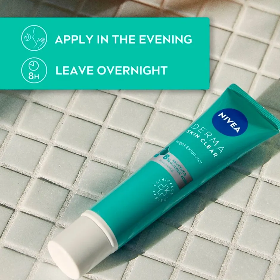 NIVEA Derma Skin Clear Dagelijks Verzorgende Nachtexfoliant|Nivea Skincare Sale