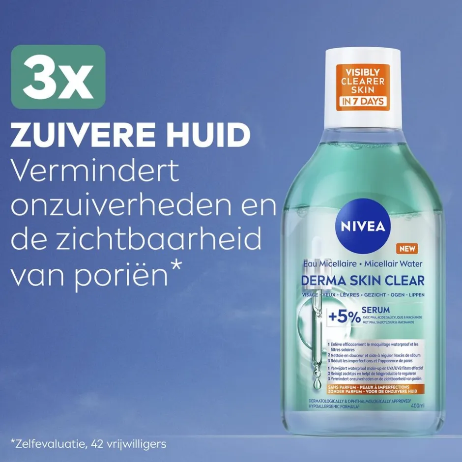 Nivea Skincare NIVEA Derma Skin Clear Micellair Water< Gezichtsreiniging