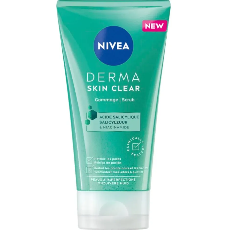 Nivea Skincare NIVEA Derma Skin Clear Scrub< Gezichtsreiniging