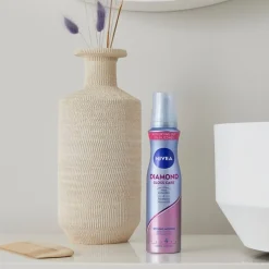 Diamond Gloss Care Hold 4 Mousse|Nivea
