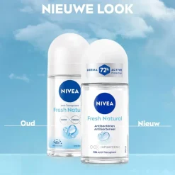 Nivea Fresh Natural Antitranspirant Roller< Deoroller