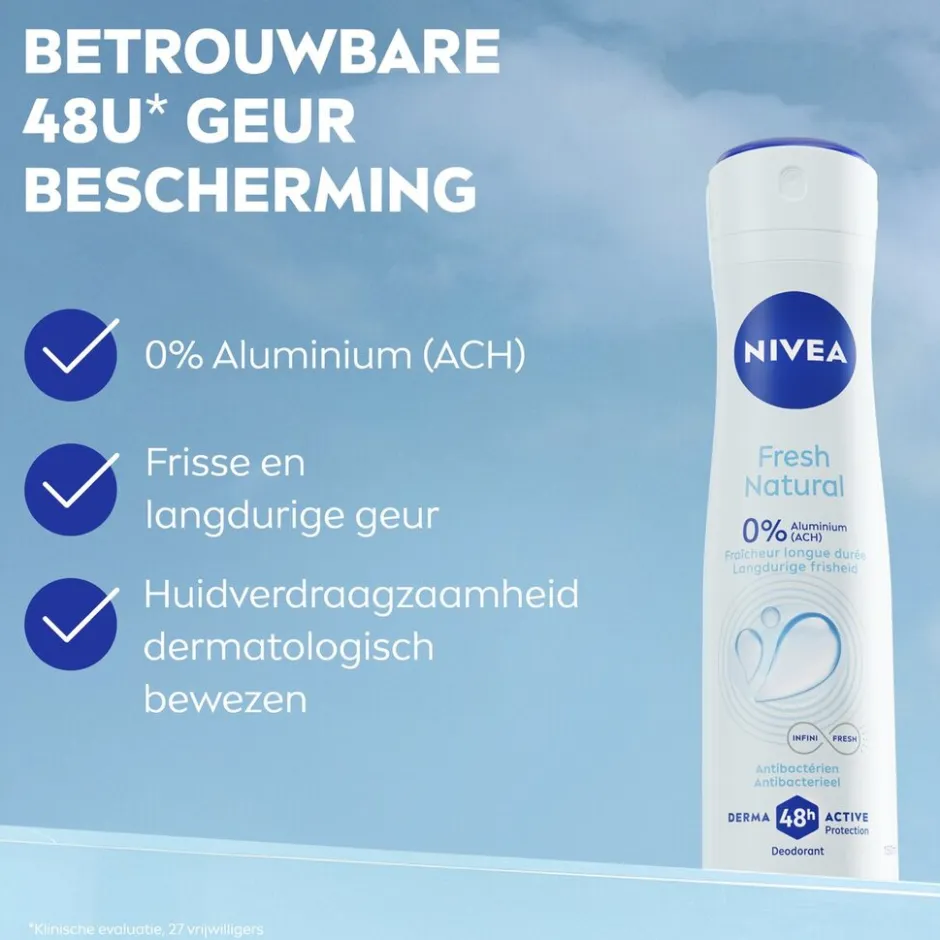 Nivea Fresh Natural Deodorant Spray< Deospray