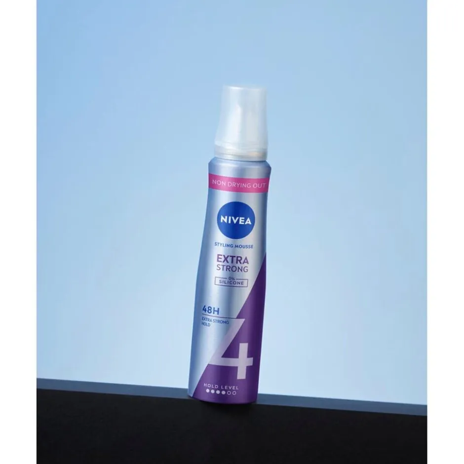 Nivea Hold 4 Extra Strong Styling Mousse< Haarmousse