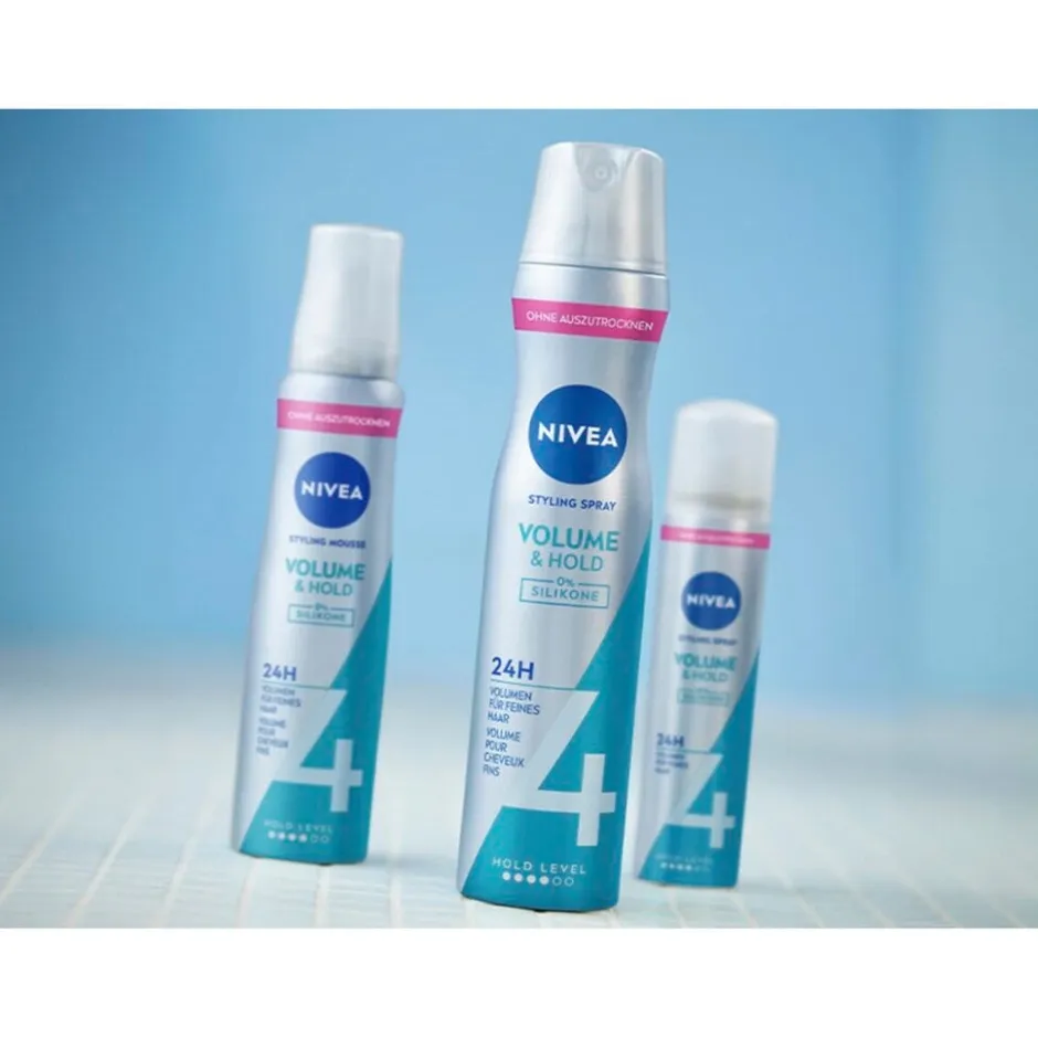 Nivea Hold 4 Volume Care Styling Mousse< Haarmousse