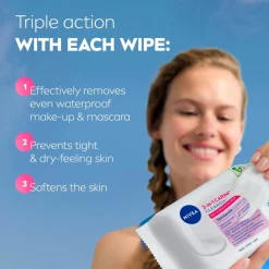 NIVEA 3-In-1 Reinigingsdoekjes|Nivea Skincare Online