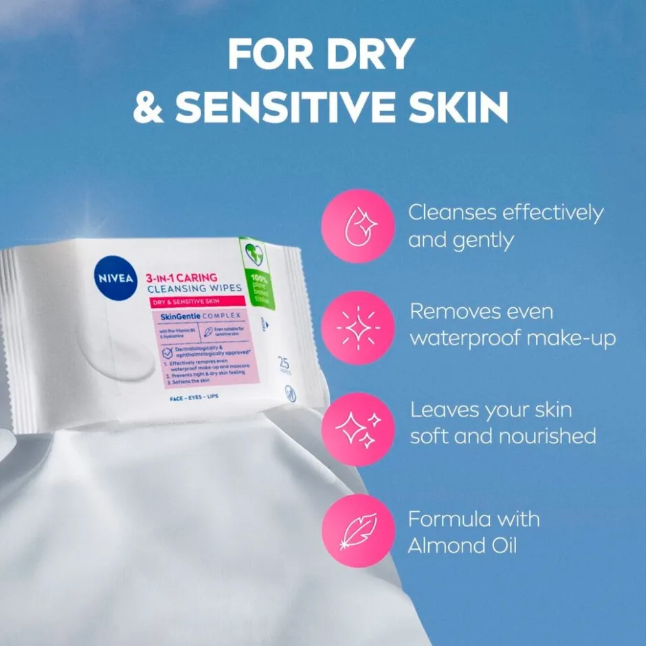 NIVEA 3-In-1 Reinigingsdoekjes|Nivea Skincare Online