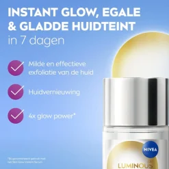 Nivea Skincare NIVEA Luminous630 Skin Glow Liquid Refiner Exfoliant< Serum