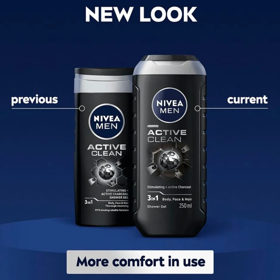 Active Clean 3-in-1 Douchegel|Nivea Men Online