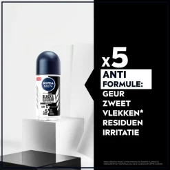 Black & White Invisible Original Antitranspirant Roller|Nivea Men Hot