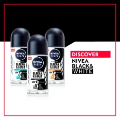 Nivea Men Black & White Invisible Ultimate Impact Antitranspirant Roller< Deoroller